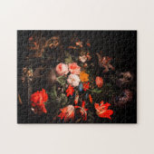 Das umgedrehte Bouquet von Abraham Mignon Puzzle (Horizontal)