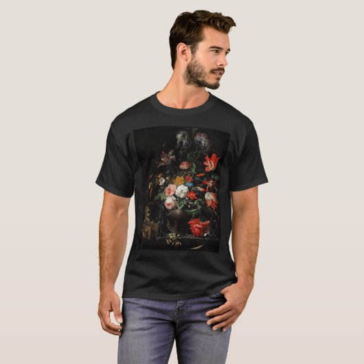 Das umgedrehte Bouquet von Abraham Mignon T-Shirt (Vorne ganz)