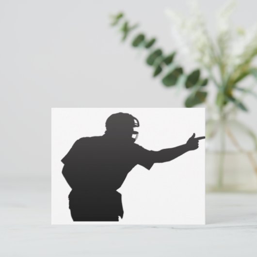 Das Umpire Postkarte (Stehend Vorderseite)