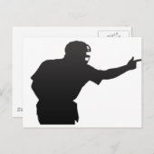 Das Umpire Postkarte (Vorne/Hinten)