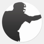 Das Umpire Runder Aufkleber (Vorderseite)