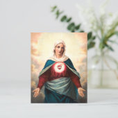 Das unbefleckte Herz Marias (Stehend Vorderseite)
