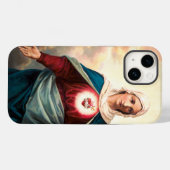 Das unbefleckte Herz Marias Case-Mate iPhone Hülle (Rückseite (Horizontal))