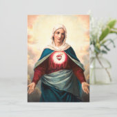 Das unbefleckte Herz Marias Einladung (Stehend Vorderseite)
