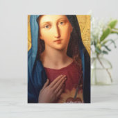 Das unbefleckte Herz Marias Einladung (Stehend Vorderseite)