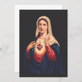 Das unbefleckte Herz Marias Einladung (Vorne/Hinten)