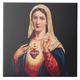 Das unbefleckte Herz Marias Fliese