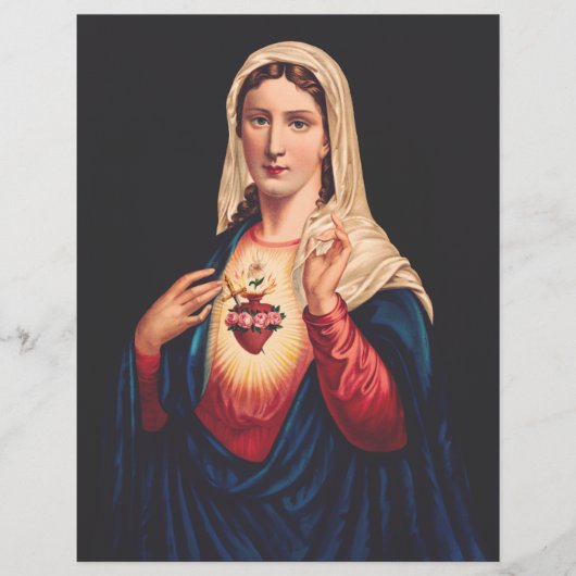 Das unbefleckte Herz Marias Flyer (Vorne)