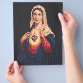 Das unbefleckte Herz Marias Flyer (Hand)