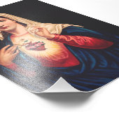 Das unbefleckte Herz Marias Fotodruck (Ecke)