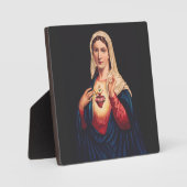 Das unbefleckte Herz Marias Fotoplatte (Vorderseite)