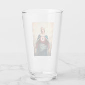 Das unbefleckte Herz Marias Glas (Rückseite)