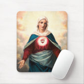 Das unbefleckte Herz Marias Mousepad (Mit Mouse)