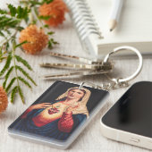 Das unbefleckte Herz Marias Schlüsselanhänger (Vorderseite rechts)