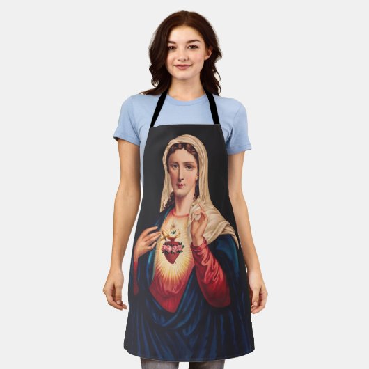 Das unbefleckte Herz Marias Schürze (Getragen)