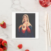 Das unbefleckte Herz Marias Serviette (Beispiel)