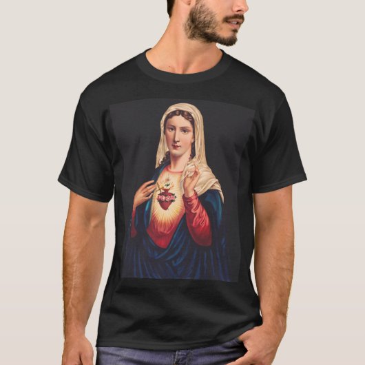Das unbefleckte Herz Marias T-Shirt (Vorderseite)