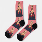 Das unbefleckte Herz Mariens Socken (Linkes Detail)