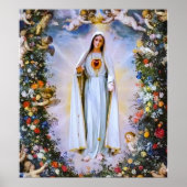 Das Unbefleckte Herz von Maria, Mutter Gottes Poster (Vorne)