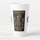 Das Unbehagen beginnt nach der Tasse des Kaffees (Vorderseite)