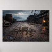 Das unbemannte Deck — Piratenschiff Szene Poster (Vorne)