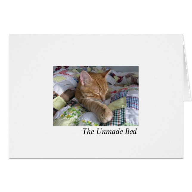 Das unberechnete Bett (Vorderseite (Horizontal))