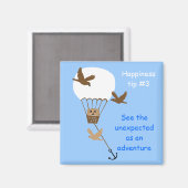 das Unerwartete annehmen Magnet (Vorderseite/Rückseite)