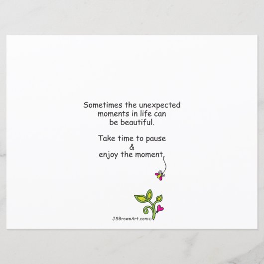 Das unerwartete_flache Papierblatt 11"x8.5" (Rückseite)