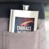 Das Unerwartete verkraften Flachmann (Beispiel)