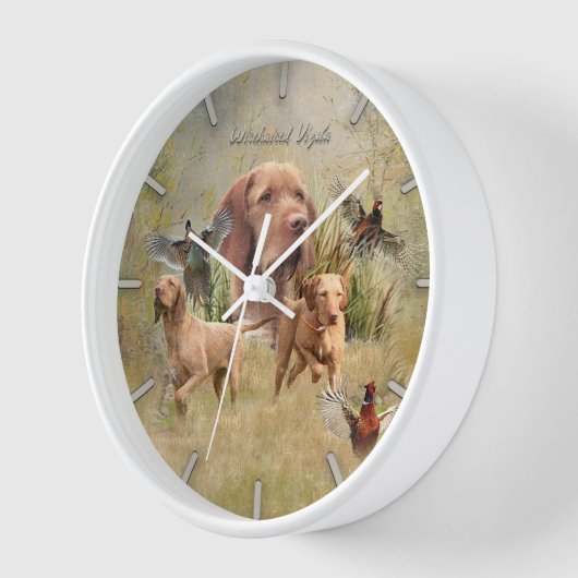 Das ungarische Drahthaar Vizsla Uhr (Winkel)