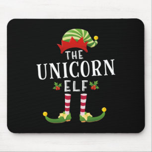 Das Unicorn Elf Weihnachten Matching Pajama Mousepad