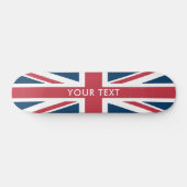 Das Union Jack britische Flagge Skateboard (Horizontal)