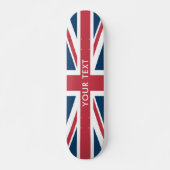 Das Union Jack britische Flagge Skateboard (Vorne)