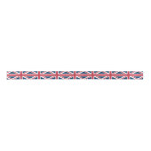 Das Union Jack britische Flaggenband Satinband (Vorderseite)