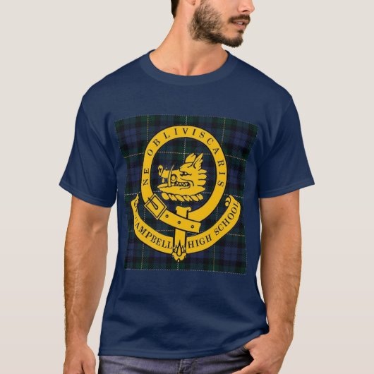 Das Unisex Tartan Logo-T-Shirt T-Shirt (Vorderseite)