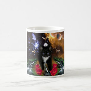 Das universelle Bewusstsein ist ein heftiger Kitty Verwandlungstasse