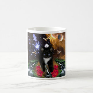Das universelle Bewusstsein ist ein heftiger Kitty Verwandlungstasse