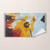 "Das Universum als Narzissen-" Tuch-Set Badhandtuch Set (Handtuch)