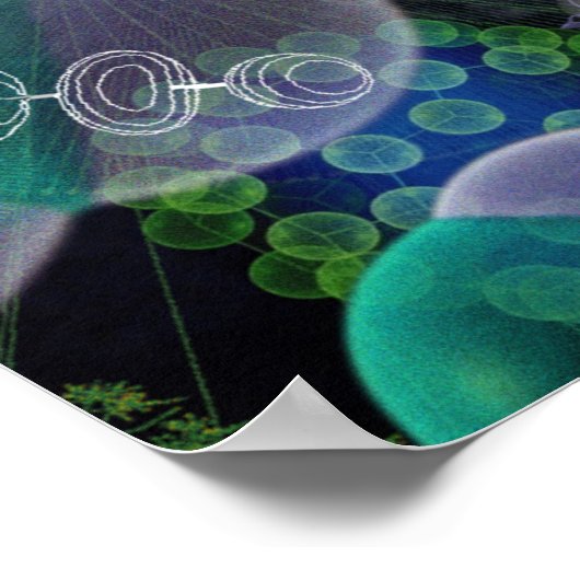 Das Universum auf einen Blick Poster (Ecke)