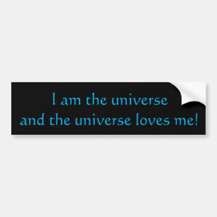 Das Universum Autoaufkleber