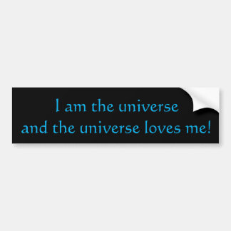 Das Universum Autoaufkleber