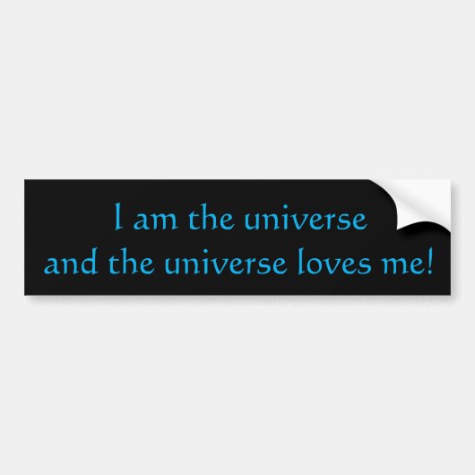 Das Universum Autoaufkleber (Vorne)