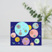 Das Universum B2 Postkarte (Stehend Vorderseite)