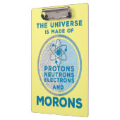 Das Universum besteht aus den Moronen Klemmbrett (Links)