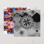 Das Universum Dankeskarte (Vorne/Hinten)