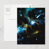 Das Universum der Planeten Postkarte (Vorne/Hinten)