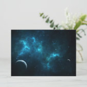 Das Universum Feiertagskarte (Stehend Vorderseite)