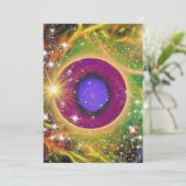 Das Universum Feiertagskarte (Stehend Vorderseite)