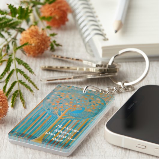 Das Universum flüstert den Acrylic-Schlüsselanhäng Schlüsselanhänger (Vorderseite rechts)