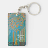 Das Universum flüstert den Acrylic-Schlüsselanhäng Schlüsselanhänger (Rückseite)